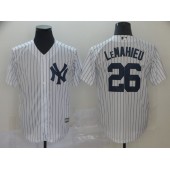MLB New York Yankees #26 DJ LeMahieu White Cool Base Men Jersey
