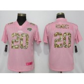 Women Nike Jacksonville Jaguars #20 Jalen Ramsey Pink Camo Fashion Limited Jersey