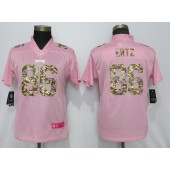 Women Nike Philadelphia Eagles #86 Zach Ertz Pink Camo Fashion Limited Jersey