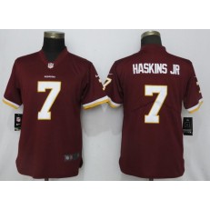 Women Nike Washington Redskins #7 Dwayne Haskins Burgundy Vapor Untouchable Limited Jersey