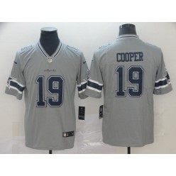 Dallas Cowboys #19 Amari Cooper Gray Inverted Legend Limited Nike NFL Men Jersey