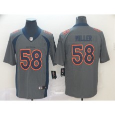 Denver Broncos #58 Von Miller Gray Inverted Legend Limited Nike NFL Men Jersey