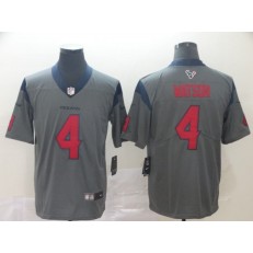Houston Texans #4 Deshaun Watson Gray Inverted Legend Limited Nike NFL Men Jersey