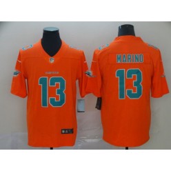 Miami Dolphins #13 Dan Marino Orange Inverted Legend Limited Nike NFL Men Jersey