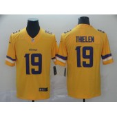 Minnesota Vikings #19 Adam Thielen Gold Inverted Legend Limited Nike NFL Men Jersey