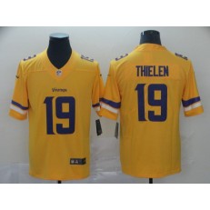 Minnesota Vikings #19 Adam Thielen Gold Inverted Legend Limited Nike NFL Men Jersey