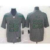 New York Jets #26 Le'Veon Bell Gray Inverted Legend Limited Nike NFL Men Jersey