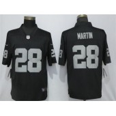 Oakland Raiders #28 Doug Martin Black Vapor Untouchable Limited Nike NFL Men Jersey