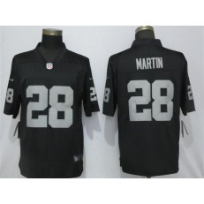Oakland Raiders #28 Doug Martin Black Vapor Untouchable Limited Nike NFL Men Jersey