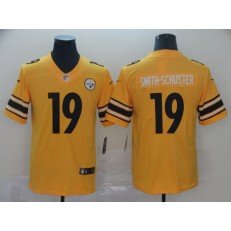 Pittsburgh Steelers #19 JuJu Smith-Schuster Gold Inverted Legend Limited Nike NFL Men Jersey