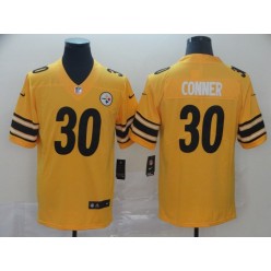 Pittsburgh Steelers #30 James Conner Gold Inverted Legend Limited Nike NFL Men Jersey