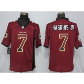Washington Redskins #7 Dwayne Haskins Jr Burgundy Drift Fashion Limited Nike NFL Men Jersey