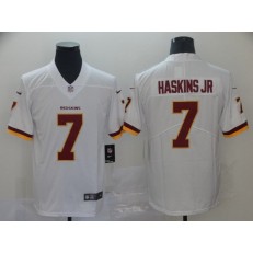 Washington Redskins #7 Dwayne Haskins Jr White Vapor Untouchable Limited Nike NFL Men Jersey