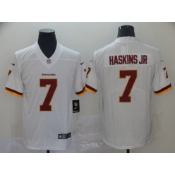 Washington Redskins #7 Dwayne Haskins Jr White Vapor Untouchable Limited Nike NFL Men Jersey
