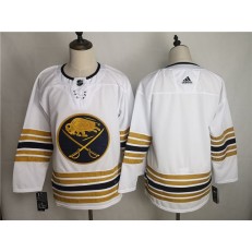 Buffalo Sabres Blank White 50th Anniversary Adidas NHL Men Jersey
