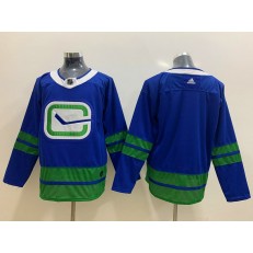 Vancouver Canucks Blank Blue Adidas NHL Men Jersey