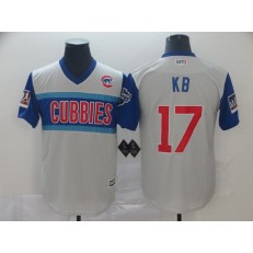 MLB Chicago Cubs #17 Kris Bryant Gray 2019 MLB Little League Classic Player Jersey