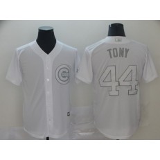 MLB Chicago Cubs #44 Anthony Rizzo Tony White 2019 Players' Weekend Player Jersey