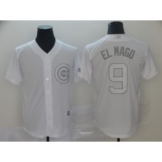 MLB Chicago Cubs #9 Javier Baez El Mago White 2019 Players' Weekend Player Jersey