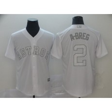 MLB Houston Astros #2 Alex Bregman White 2019 Players' Weekend Player Jersey