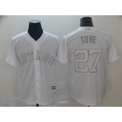 MLB Houston Astros #27 Jose Altuve Tuve White 2019 Players' Weekend Player Jersey