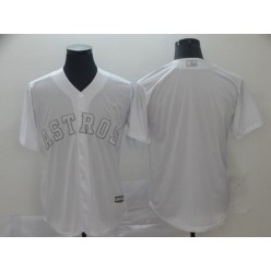 MLB Houston Astros Blank White 2019 Players' Weekend Player Jersey