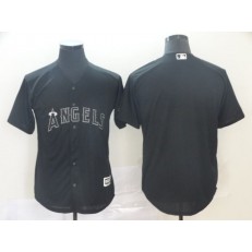 MLB Los Angeles Angels Blank Black 2019 Players' Weekend Authentic Player Jersey