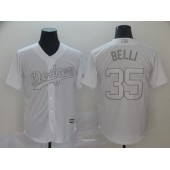 MLB Los Angeles Dodgers #35 Cody Bellinger Belli White 2019 Players' Weekend Player Jersey