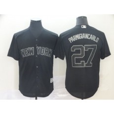 MLB New York Yankees #27 Giancarlo Stanton Parmigiancarlo Black 2019 Players' Weekend Player Jersey