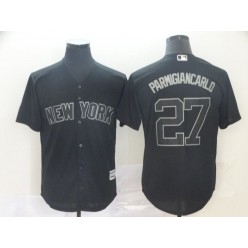 MLB New York Yankees #27 Giancarlo Stanton Parmigiancarlo Black 2019 Players' Weekend Player Jersey