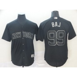 MLB New York Yankees #99 Aaron Judge BAJ Black 2019 Players' Weekend Player Jersey