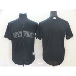 MLB New York Yankees Blank Black 2019 Players' Weekend Player Jersey