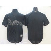 MLB Philadelphia Phillies Blank Black 2019 Players' Weekend Authentic Player Jersey