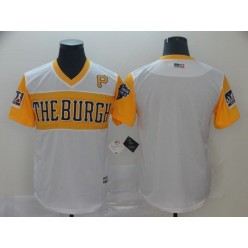 MLB Pittsburgh Pirates Blank White 2019 Little League Classic Team Jersey
