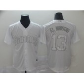MLB San Diego Padres #13 Manny Machado El Ministro White 2019 Players' Weekend Player Jersey