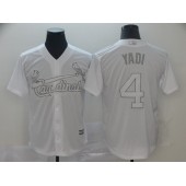 MLB St. Louis Cardinals #4 Yadier Molina Yadi White 2019 Players' Weekend Player Jersey
