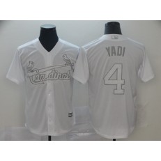 MLB St. Louis Cardinals #4 Yadier Molina Yadi White 2019 Players' Weekend Player Jersey