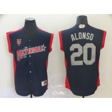National League #20 Pete Alonso Navy 2019 MLB All-Star Game Player Jersey