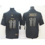 Atlanta Falcons #11 Julio Jones Black Gold Vapor Untouchable Limited Nike NFL Men Jersey