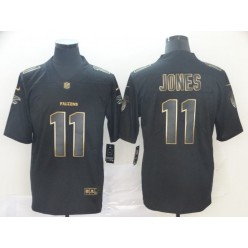 Atlanta Falcons #11 Julio Jones Black Gold Vapor Untouchable Limited Nike NFL Men Jersey