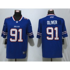 Buffalo Bills #91 Ed Oliver Royal 2019 NFL Draft First Round Pick Vapor Untouchable Limited Nike NFL Men Jersey