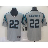 Carolina Panthers #22 Christian McCaffrey Silver Inverted Legend Limited Nike NFL Men Jersey