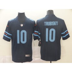 Chicago Bears #10 Mitchell Trubisky Black City Edition Vapor Untouchable Limited Nike NFL Men Jersey