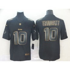 Chicago Bears #10 Mitchell Trubisky Black Gold Vapor Untouchable Limited Nike NFL Men Jersey