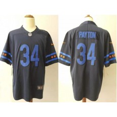 Chicago Bears #34 Walter Payton Black City Edition Vapor Untouchable Limited Nike NFL Men Jersey