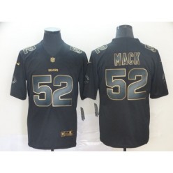 Chicago Bears #52 Khalil Mack Black Gold Vapor Untouchable Limited Nike NFL Men Jersey
