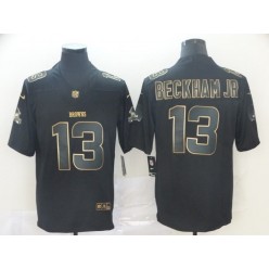 Cleveland Browns #13 Odell Beckham Jr Black Gold Vapor Untouchable Limited Nike NFL Men Jersey