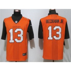 Cleveland Browns #13 Odell Beckham Jr. Brown City Edition Vapor Untouchable Limited Nike NFL Men Jersey