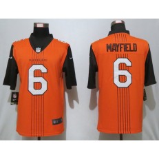 Cleveland Browns #6 Baker Mayfield Brown City Edition Vapor Untouchable Limited Nike NFL Men Jersey