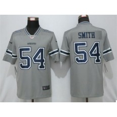 Dallas Cowboys #54 Jaylon Smith Gray Inverted Legend Limited Nike NFL Men Jersey